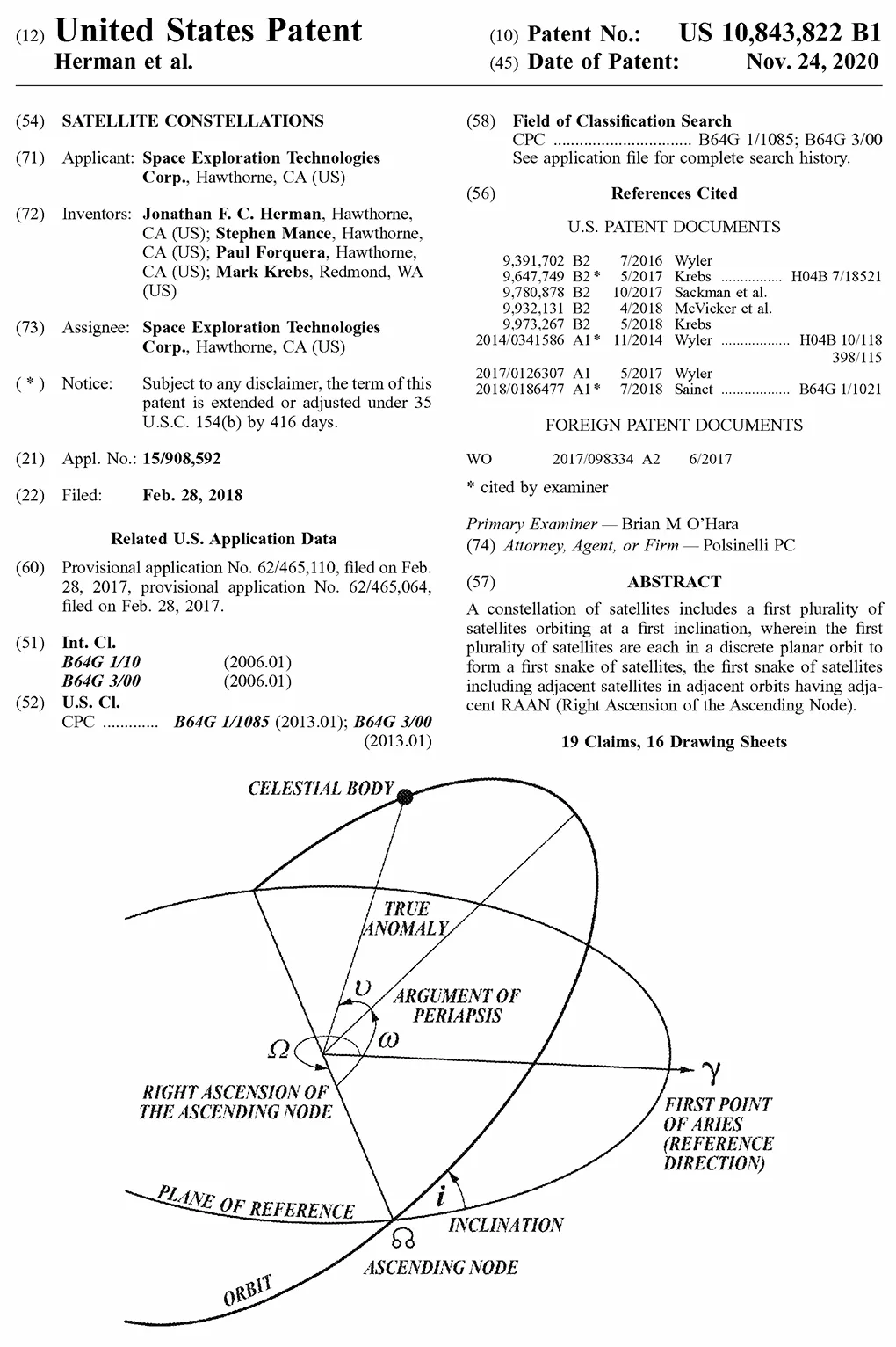 SpaceX-starlink-patent-US10843822